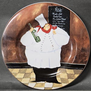 4 Vintage 2007 Sakura Jennifer Garant Al Dente Chefs Salad Dessert Plates
