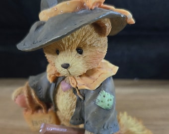Vintage Cherished Teddies GRETEL We Make Magic Me And You 1993 Halloween Witch