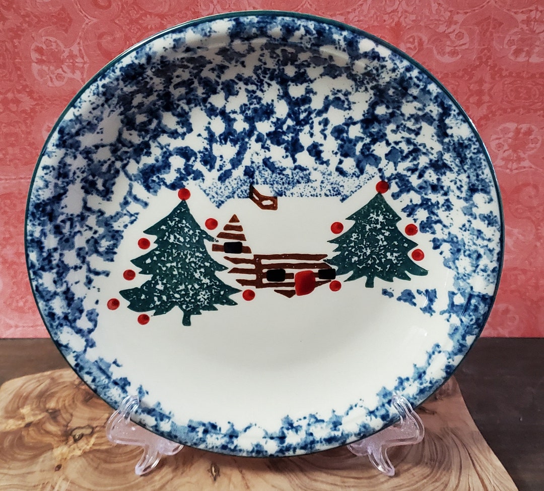 Folk Craft 'cabin in the Snow' Tienshan Winter Holiday Christmas