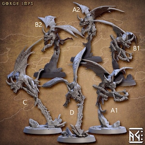 Gorge Imps - Artisan Guild Demon King Spawn | Monster | Fantasy, DnD | Imp | Demonic | Flying | Abyss, Hell, Forge | Melee, Ranged, Familiar