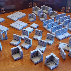 MAGNETIC Dungeon Tiles - Dragon&#39;s Rest Kits und Erweiterungen - 1,5 &quot;Skala - Perfekt für den Start - Modulares Gelände