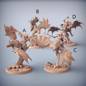 Bloodfiend Rider - Artisan Guild, Elf | Vampire | Drow | Paladin | Fighter | Male | Female | Fantasy | Melee | Frostgrave | DnD | Pathfinder