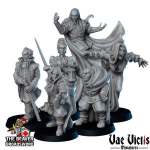 A Gothic Tale-miniset - Vae Victis | Vampier | Strahd | Menselijk | Jager | Edel | Bundel | Heer | Avonturier |  Wargamen | Verkenner