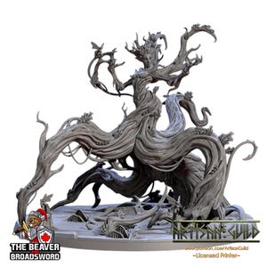 Avatar Of Arda, DnD Large Spriggan Mini Fairy, Dryad, Tree, Elven- High Quality Resin Printed 28mm 32mm Tabletop Miniature, Tough Figurine