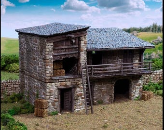 King Stables - King and Country, DnD, Pathfinder, 15mm, 28mm, 32mm, wargaming terrain, scatter scenery D&D medieval