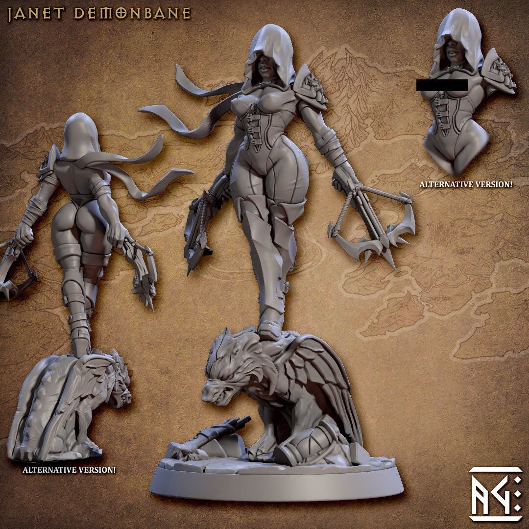 Demonbane Artisan Guild Pinup Fantasy Ranger Female PC Assassin