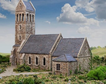 Set Terreno Da Tavolo: Cimitero Di Chiesa In Rovina – Stampato In 3D, PLA – Scala 28-32 Mm – Per D&D, Warhammer E Giochi Di Ruolo - 5