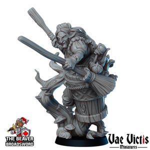 Baba Yaga witch mini - Vae Victis | DnD | Evil | Hag | Sorceress | Curse | Swamp | Bundle | Gothic | Merchant | Wargaming | Pathfinder