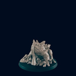 Giant Toad- EC3D, DnD Miniature | Animal | Monster| 5E | Large | Cavern | Fantasy | River | Swamp | Druid Form | 28mm | Water | Frog