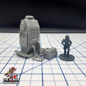 Scifi Power Unit - EC3D , Infinity, Legion, Sci-fi, Cyberpunk, Starfinder, tabletop terrain, Sci-fi Scenery, Wargaming, Space, Battery