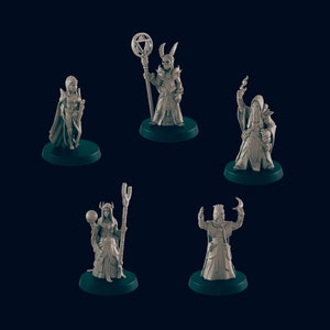 Ministatua Zelota Cultista Stampata In 3D - EC3D - Scala 28/32mm Per Dungeons And Dragons