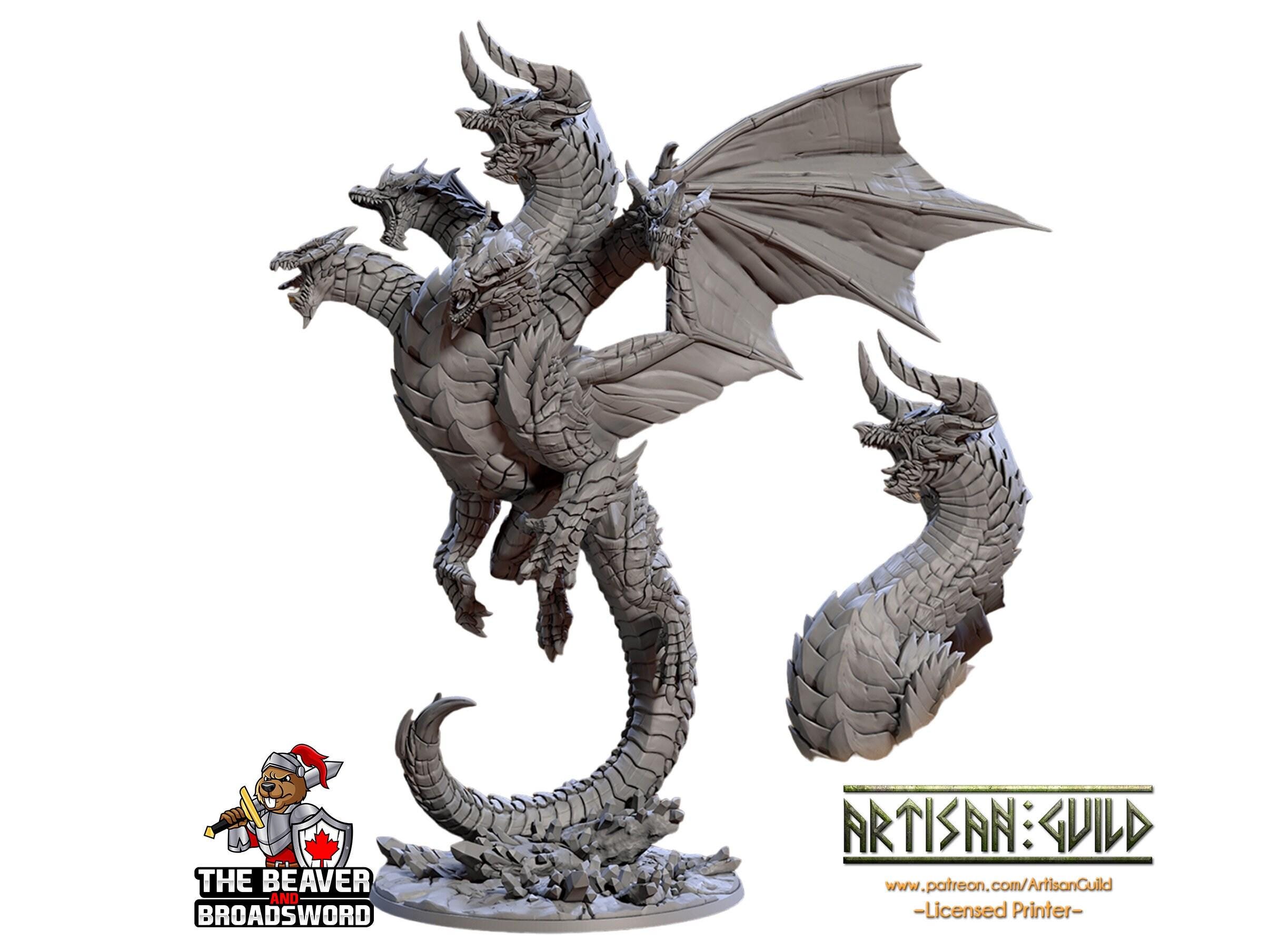Azgrathok the Chaos Dragonlord Mini - Artisan Guild | Dragon