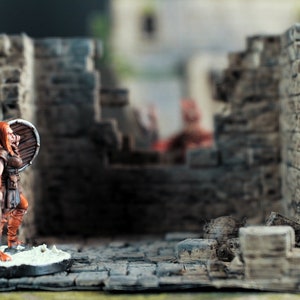 Ruins Terrain 3 - The Ruins of Ashborne - Tabletop Ruins Terrain for your DnD/Pathfinder/TTRPG and Wargaming setup!