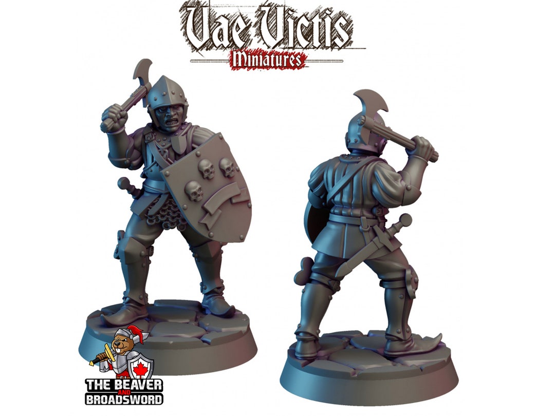 City Watch Guardsman 1 Dnd Mini Vae Victis Fighter Paladin Human Male ...