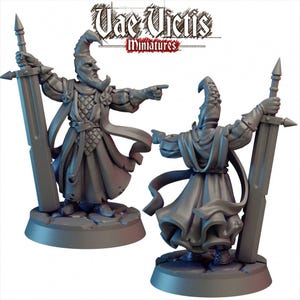 Moon Warrior Mini - Vae Victis, DnD | Dark | Male| Fighter | Paladin | 28mm | Pathfinder | Fantasy | Wargaming | Cleric | Carnival