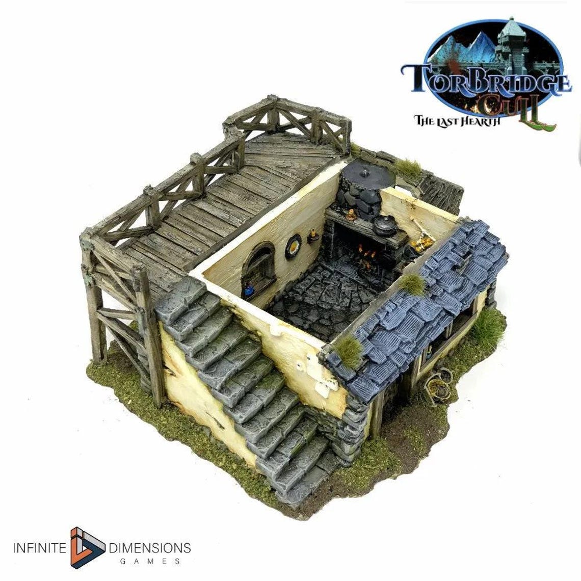Grumbles Cottage Model Building Set - Dnd, Wargaming, Model Train ...
