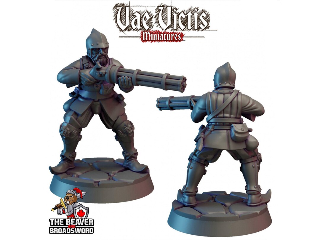 City Watch Guardsman 4 Dnd Mini - Vae Victis | Fighter | Paladin ...