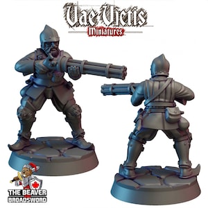 City Watch Guardsman 4 dnd mini - Vae Victis | Fighter | Paladin | Human  | Male | Guard | Knight | Pathfinder, TTRPG, Wargaming, Frostgrave