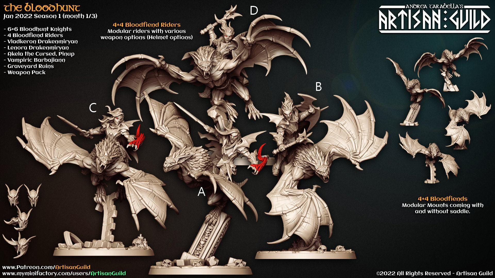 Bloodfiend Rider - Artisan Guild, Elf | Vampire | Drow | Paladin ...