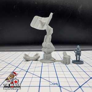 Scifi Comms Tower - EC3D , Infinity, Legion, Sci-fi, Cyberpunk, Starfinder, tabletop terrain, Sci-fi Scenery, Wargaming, Space, Radar