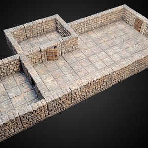 MAGNETIC Dungeon Tiles Core Set - Dungeon Theme | Painted Tabletop Terrain | Dungeons And Dragons, D&D, Pathfinder, Dragonlock, DnD, Wargame