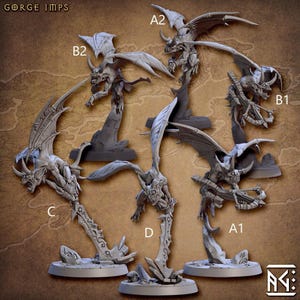 Gorge Imps - Artisan Guild Demon King Spawn | Monster | Fantasy, DnD | Imp | Demonic | Flying | Abyss, Hell, Forge | Melee, Ranged, Familiar