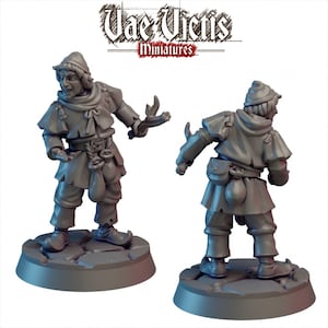 Peasant Squire 28/32mm mini - Vae Victis | DnD | Villager | Commoner | Human | Male | Pathfinder | TTRPG | Wargaming | Frostgrave | Town