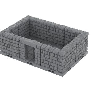 dnd dungeon tiles - 6"x4" Small Room - Dungeon Theme | Tabletop Terrain | Dungeons And Dragons 5e, D&D, Pathfinder 2e, Wargaming, Fat Dragon