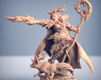 Vulpeana Whitebranch - Artisan Guild | Elf | Druid | Sorcerer | Wizard | Female | Human | Caster | DnD | Pathfinder | Dungeons and Dragons