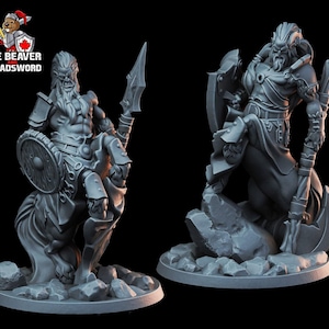 Miniatura de Centauro DnD - Miniaturas del Árbitro - Bosque / Pradera / Wargaming / Pathfinder / Caballo / Llanura / Masculino / Monstruo / 28 mm / Cuerpo a cuerpo