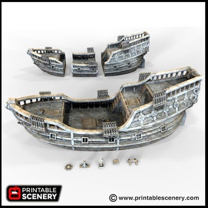 The Fluyt - the Lost Ships, Dnd 5E, Pathfinder 2E 15mm 28mm 32mm ...