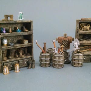 General Store Scatter - Heroes Hoard | DnD | Tabletop Terrain | Medieval | Scenery | 32mm | Pathfinder | TTRPG | Wargaming image 6