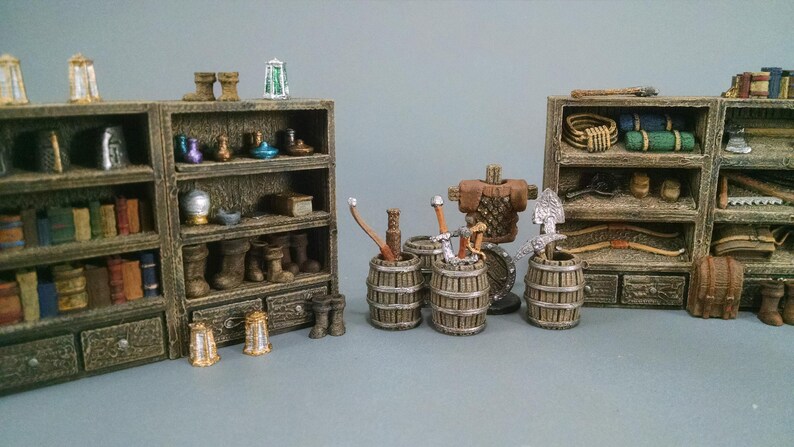 General Store Scatter - Heroes Hoard | DnD | Tabletop Terrain | Medieval | Scenery | 32mm | Pathfinder | TTRPG | Wargaming image 6