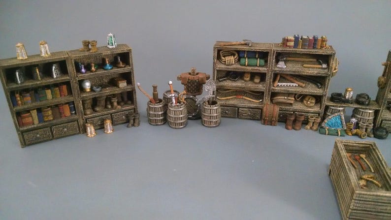 General Store Scatter - Heroes Hoard | DnD | Tabletop Terrain | Medieval | Scenery | 32mm | Pathfinder | TTRPG | Wargaming image 3