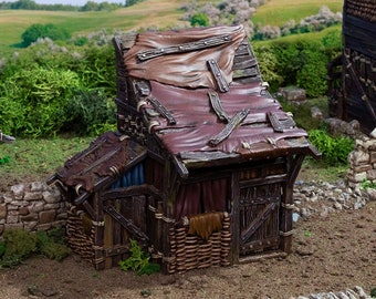 Medium Shanty - King and Country, DnD, Pathfinder, 15mm, 28mm, 32mm, wargaming terrain, scatter scenery D&D medieval