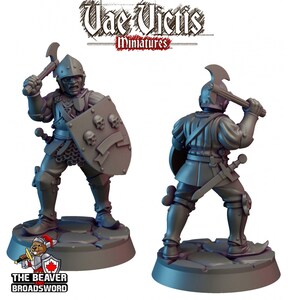 City Watch Guardsman 1 dnd mini - Vae Victis | Fighter | Paladin | Human  | Male | Guard | Knight | Pathfinder, TTRPG, Wargaming, Frostgrave