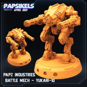 PAPZ Industries Battle Mecha Yukari - Papsikels | Cyberpunk | Scifi | Sciencefiction | 32 mm | Robot | Mechanisch | Wargamen | Mecha