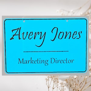 Custom Sign, Personalized Door Hanger Sign, Personalized Office Decor Sign, Custom Wall Sign, 3d Print, Cubicle Decor, Room Sign, House Sign
