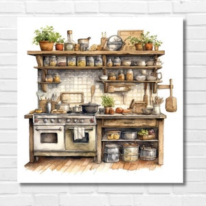 Comfort Kitchen - Cross Stitch Pattern - PDF - Instant Digital Download