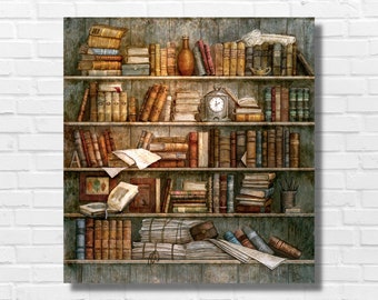 The Library Cross Stitch Pattern - PDF - Instant Digital Download