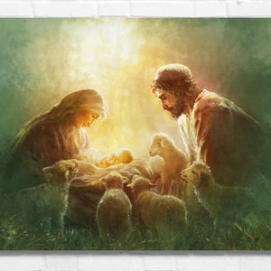 Family - Christian Art Cross Stitch Pattern - PDF - Instant Digital Download