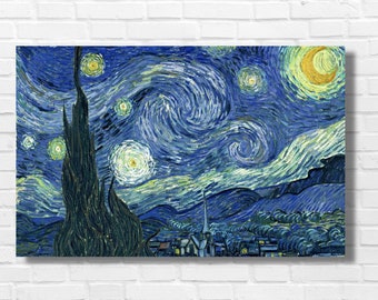 ゴッホ「ローヌ川の星月夜」クロスステッチ図案（PDFダウンロード