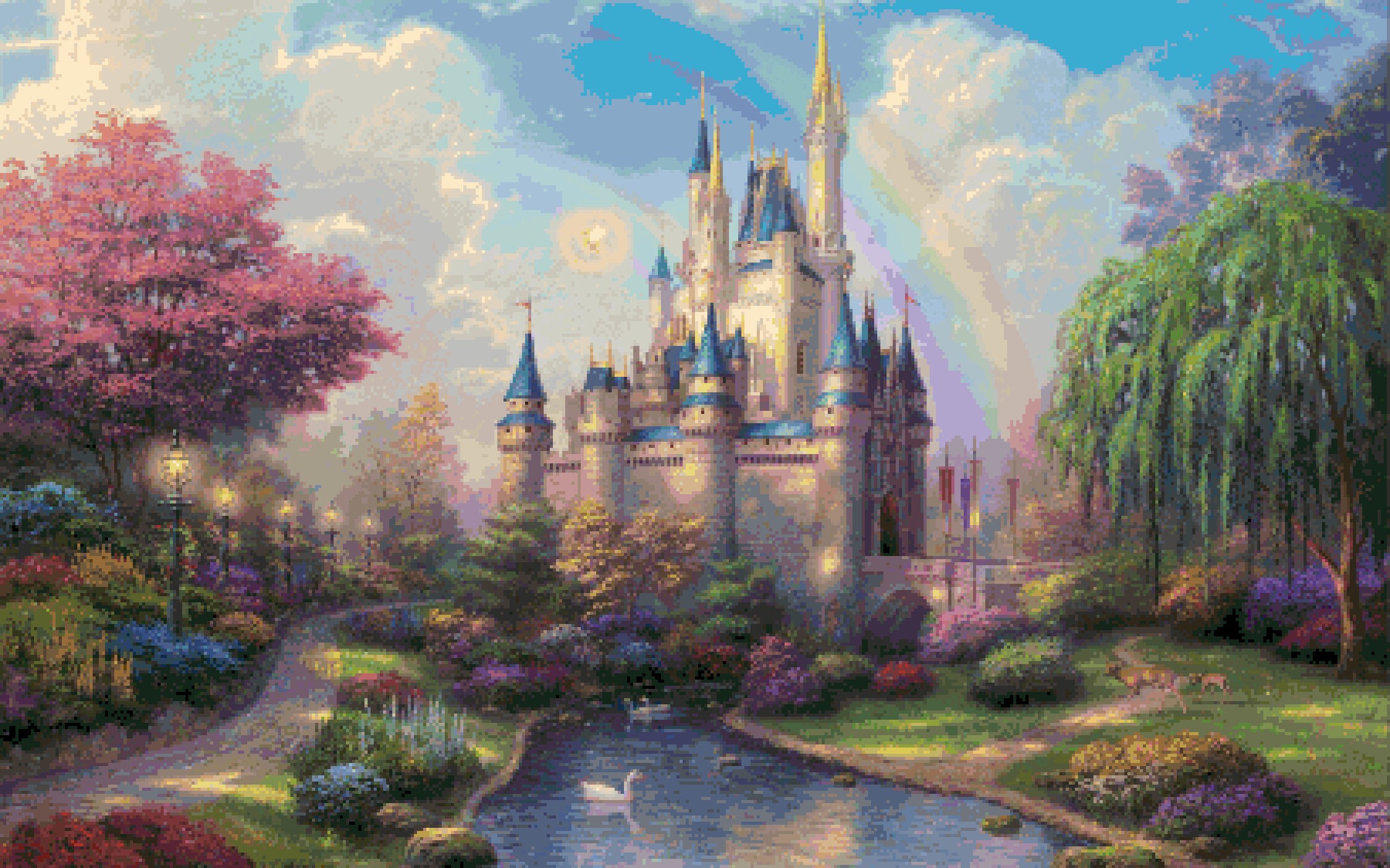 The Fairy Castle Cross Stitch Pattern - PDF - Instant Digital Download ...