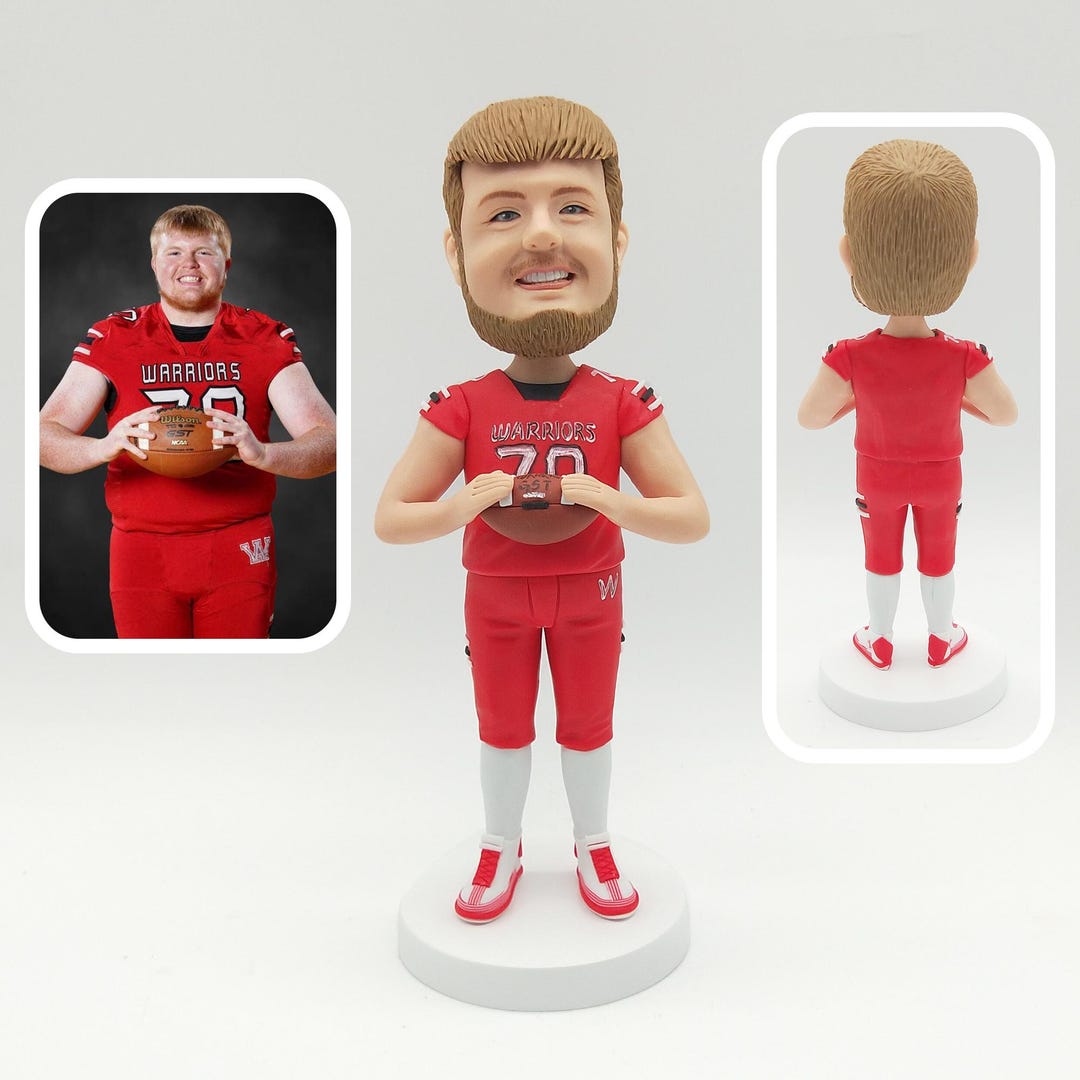 Rugby Bobbleheads, Custom Rugby Sports Bobblehead