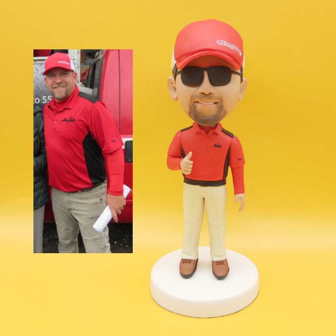 Man Bobble Head Custom Personalized Birthday Bobblehead for Etsy