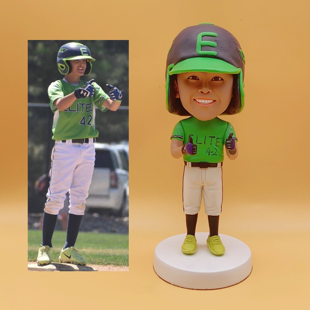 Custom Baseball Bobbleheads Bobblehead Baseball Players Best Etsy
