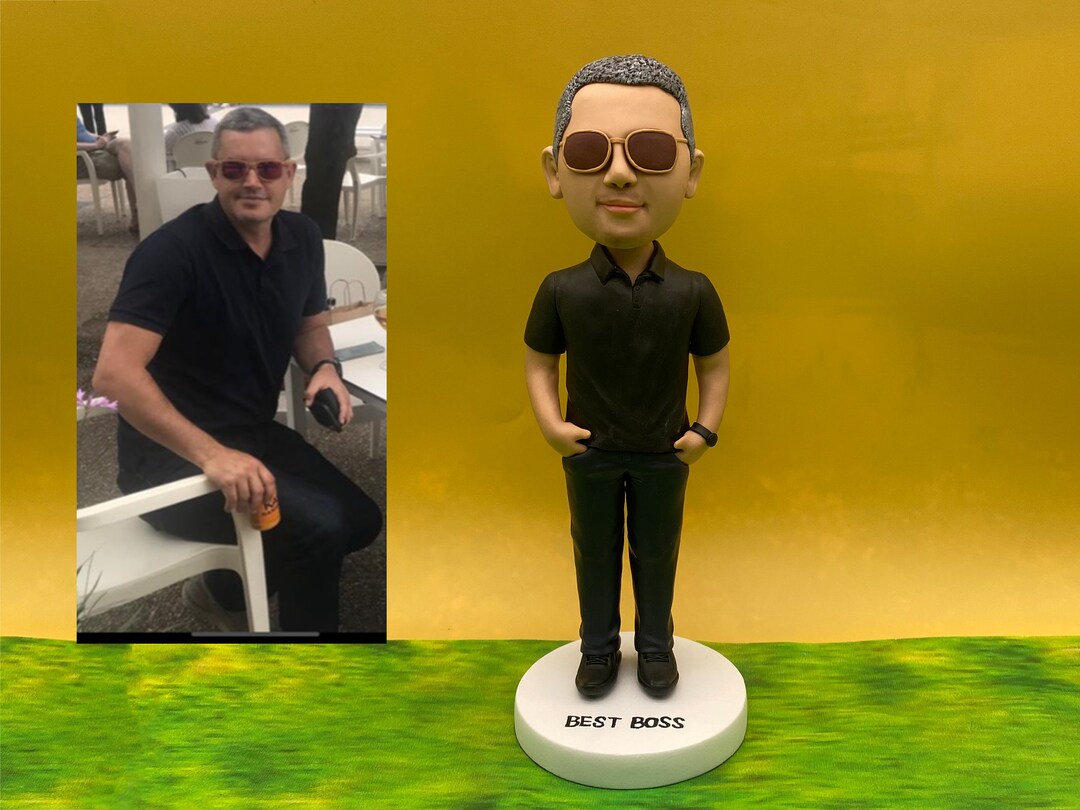 Man Bobble Head Custom Personalized Birthday Bobblehead for Etsy UK