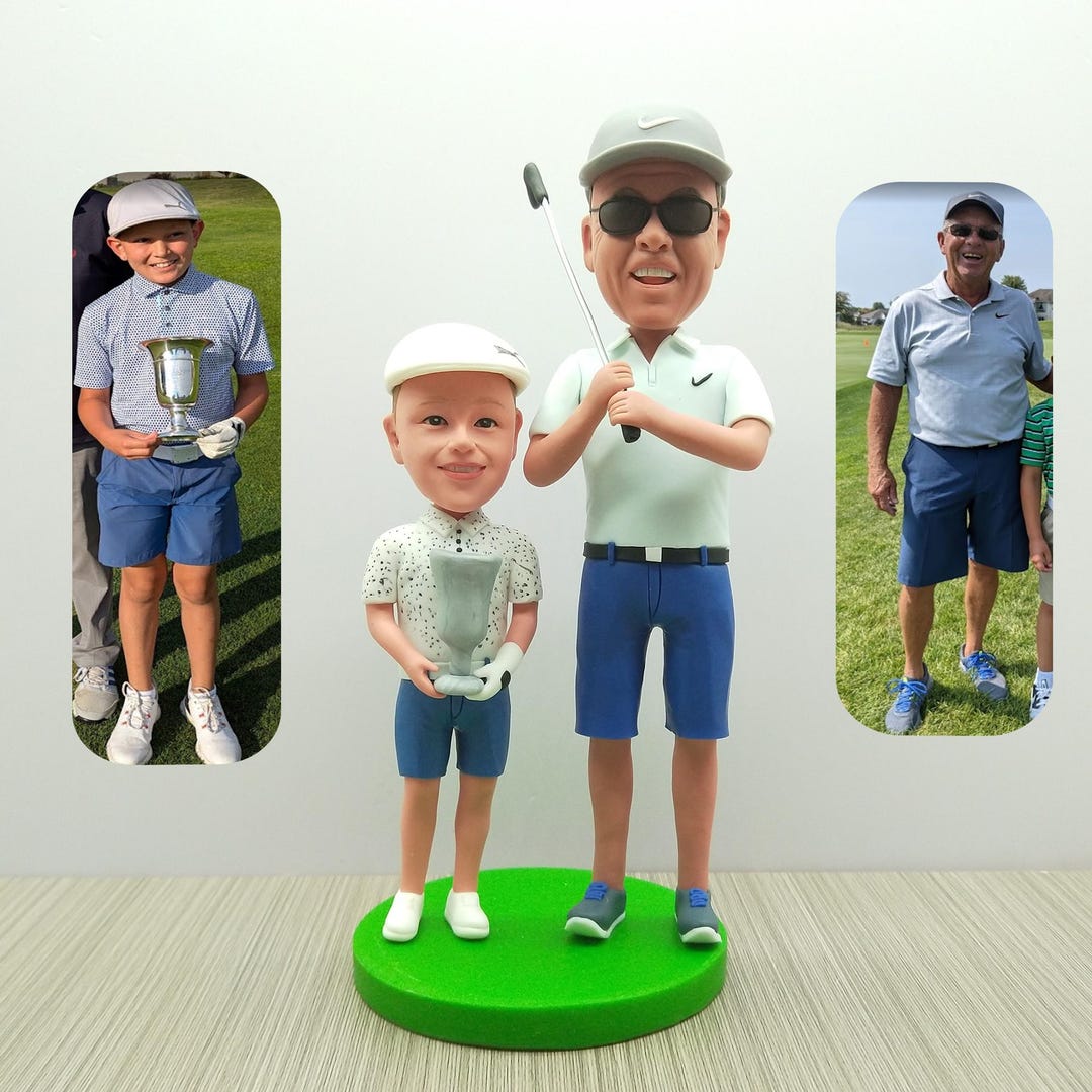 Custom Golf Bobblehead Dolls Personalized Clay 3D Golf Figurines custom-golf-bobblehead-dolls-personalized-clay-3d-golf-figurines