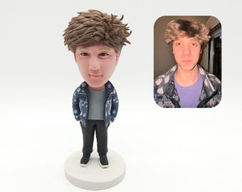 Custom bobbleheads, custom father bobbleheads, anniversary gifts, personalized birthday bobbleheads, gifts for guy friends birthday gifts