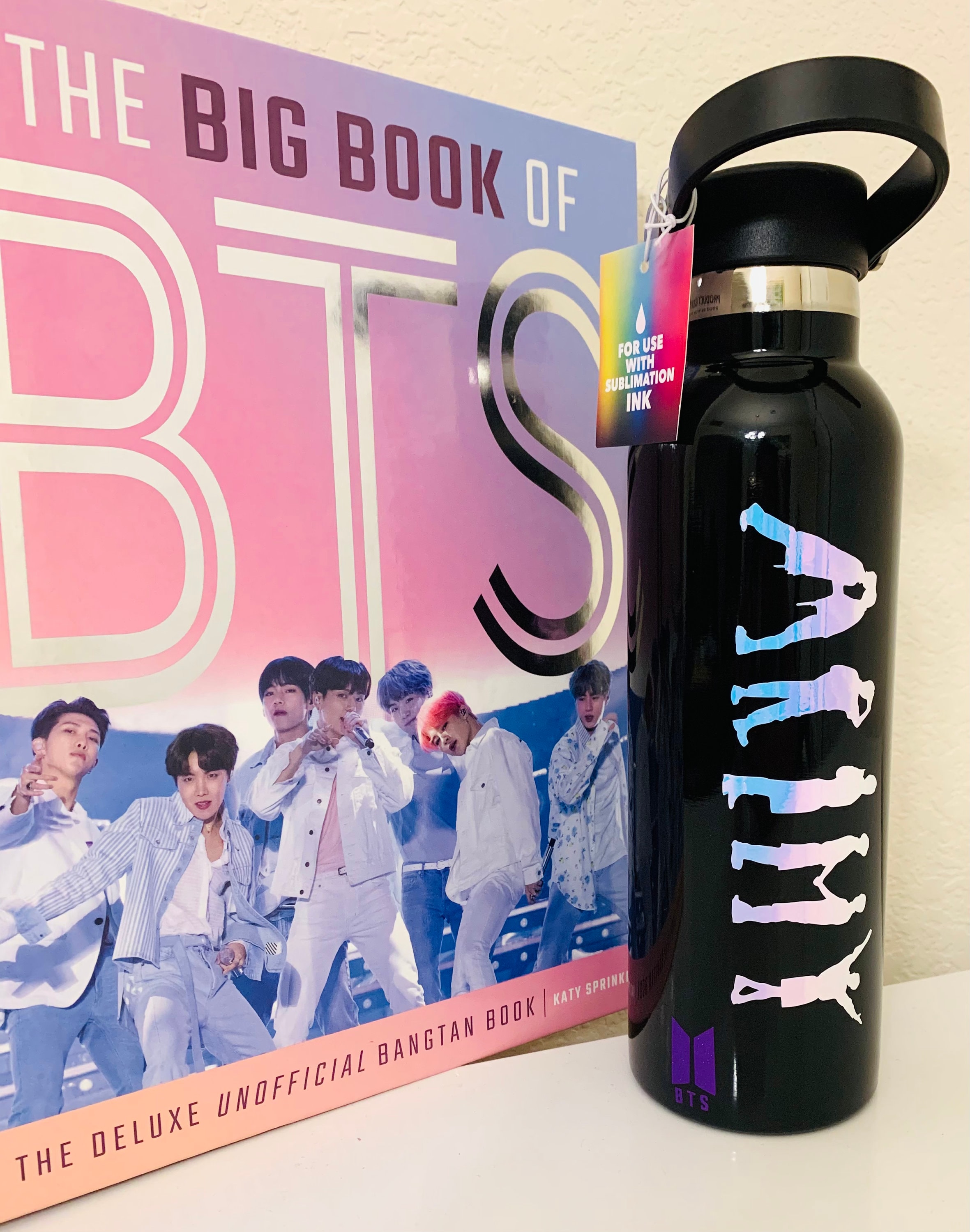 BTS Drink Bottles, Photo Print Water Bottle